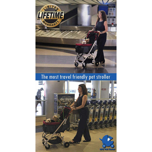 HPZ Pet Rover Lite Folding Standard Stroller & Reviews Wayfair